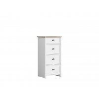 Comoda CANNET KOM4S/60-BI/DAMO/BI